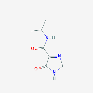 molecular formula C7H11N3O2 B12825010 N-Isopropyl-5-oxo-2,5-dihydro-1H-imidazole-4-carboxamide 