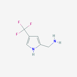 (4-(Trifluoromethyl)-1H-pyrrol-2-yl)methanamine