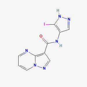 N-(3-Iodo-1H-pyrazol-4-yl)pyrazolo[1,5-a]pyrimidine-3-carboxamide