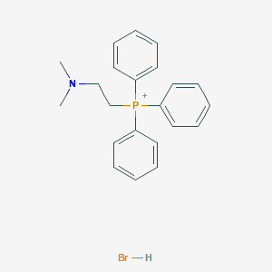 molecular formula C22H26BrNP+ B12825053 2-(Dimethylamino)ethyl-triphenylphosphanium;hydrobromide 