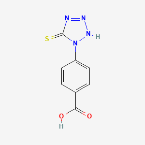 B1282508 1-(4-Carboxyphenyl)-5-mercapto-1H-tetrazole CAS No. 23249-95-8