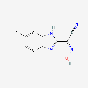 N-Hydroxy-5-methyl-1H-benzo[d]imidazole-2-carbimidoyl cyanide