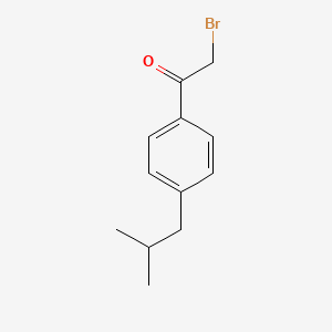 B1282510 2-Bromo-1-[4-(2-methylpropyl)phenyl]ethan-1-one CAS No. 30095-48-8