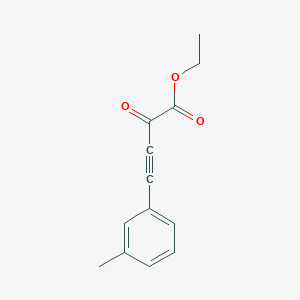 molecular formula C13H12O3 B12825109 Ethyl 2-oxo-4-(m-tolyl)but-3-ynoate 