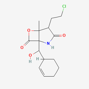 (1S,2R,5R)-2-(2-chloroethyl)-5-[(S)-[(1S)-cyclohex-2-en-1-yl]-hydroxymethyl]-1-methyl-7-oxa-4-azabicyclo[3.2.0]heptane-3,6-dione