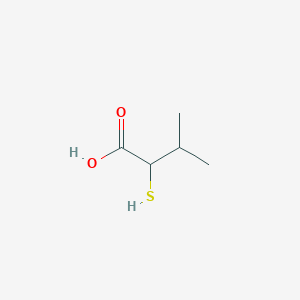 B1282515 3-Methyl-2-sulfanylbutanoic acid CAS No. 138619-81-5