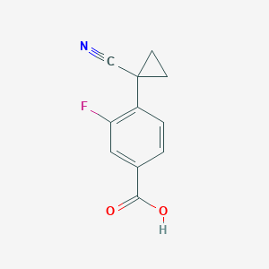 4-(1-Cyanocyclopropyl)-3-fluorobenzoic acid