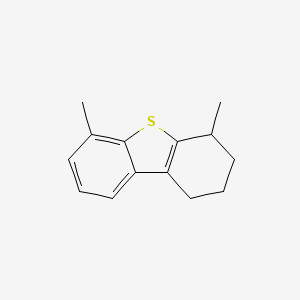 molecular formula C14H16S B12825339 4,6-Dimethyl-1,2,3,4-tetrahydrodibenzo[b,d]thiophene 