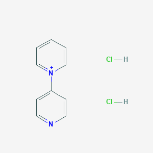 molecular formula C10H11Cl2N2+ B12825358 4-Pyridin-1-ium-1-ylpyridine;dihydrochloride 