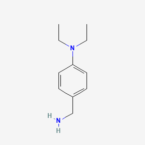 molecular formula C11H18N2 B1282537 4-(氨甲基)-N,N-二乙基苯胺 CAS No. 40336-81-0