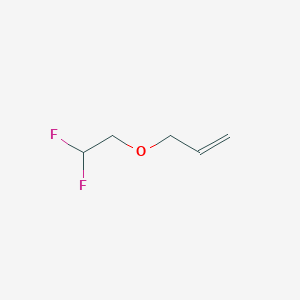 molecular formula C5H8F2O B1282542 3-(2,2-二氟乙氧基)丙-1-烯 CAS No. 111512-41-5