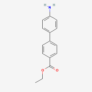 molecular formula C15H15NO2 B1282550 4'-氨基联苯-4-羧酸乙酯 CAS No. 105193-17-7