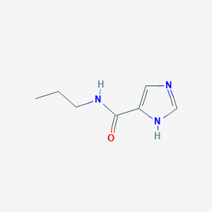 molecular formula C7H11N3O B12825531 N-Propyl-1H-imidazole-4-carboxamide CAS No. 91736-11-7