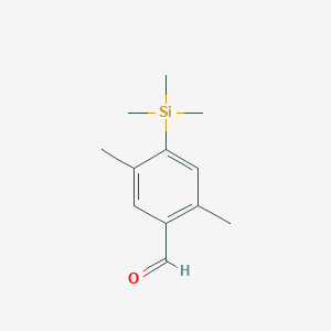 2,5-Dimethyl-4-(trimethylsilyl)benzaldehyde