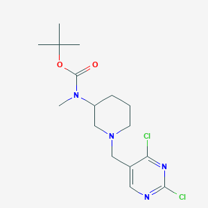 Tert-butyl (1-((2,4-dichloropyrimidin-5-yl)methyl)piperidin-3-yl)(methyl)carbamate