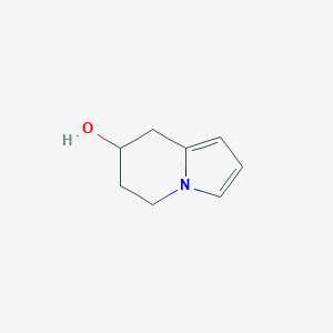 molecular formula C8H11NO B1282560 5,6,7,8-四氢吲哚啉-7-醇 CAS No. 106681-28-1
