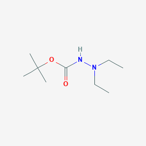 molecular formula C9H20N2O2 B12825603 Tert-butyl 2,2-diethylhydrazinecarboxylate 