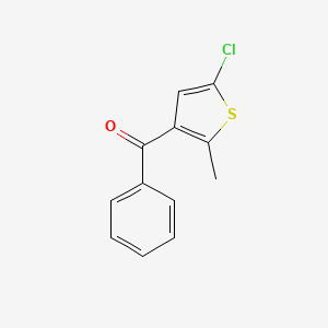 (5-Chloro-2-methylthiophen-3-yl)(phenyl)methanone