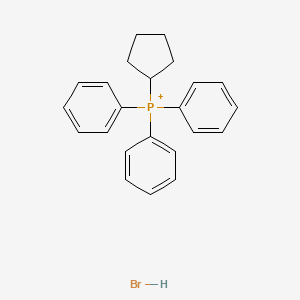 Cyclopentyl(triphenyl)phosphanium;hydrobromide