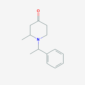 2-Methyl-1-(1-phenylethyl)piperidin-4-one