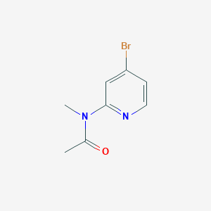 molecular formula C8H9BrN2O B12825702 N-(4-bromopyridin-2-yl)-N-methylacetamide 