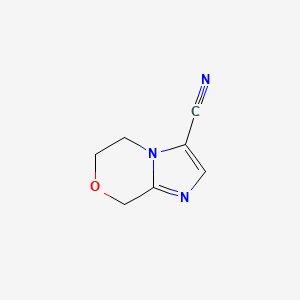 5,6-Dihydro-8H-imidazo[2,1-c][1,4]oxazine-3-carbonitrile