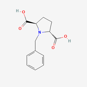 (2R,5R)-1-Benzylpyrrolidine-2,5-dicarboxylic acid