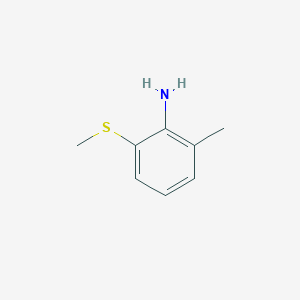 molecular formula C8H11NS B1282572 2-甲基-6-(甲硫基)苯胺 CAS No. 100305-95-1