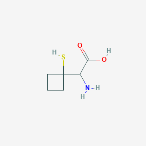 2-Amino-2-(1-mercaptocyclobutyl)acetic acid