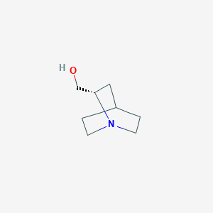 molecular formula C8H15NO B12825768 (S)-Quinuclidin-2-ylmethanol 