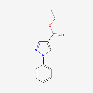 B1282584 ethyl 1-phenyl-1H-pyrazole-4-carboxylate CAS No. 885-94-9
