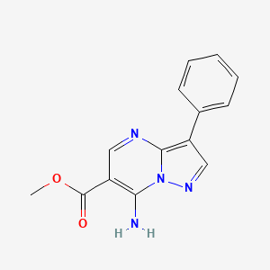 Methyl 7-amino-3-phenylpyrazolo[1,5-a]pyrimidine-6-carboxylate