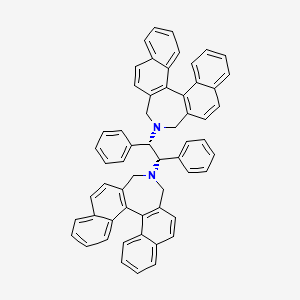 13-[(1S,2S)-2-(13-azapentacyclo[13.8.0.02,11.03,8.018,23]tricosa-1(15),2(11),3,5,7,9,16,18,20,22-decaen-13-yl)-1,2-diphenylethyl]-13-azapentacyclo[13.8.0.02,11.03,8.018,23]tricosa-1(15),2(11),3,5,7,9,16,18,20,22-decaene