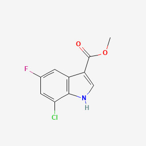 Methyl 7-chloro-5-fluoro-1H-indole-3-carboxylate