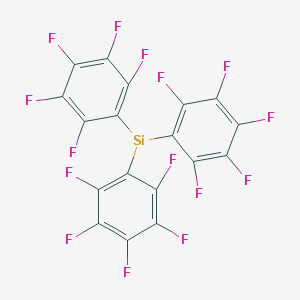 Tris(2,3,4,5,6-pentafluorophenyl)silicon