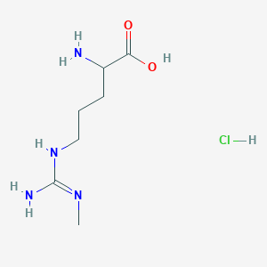 molecular formula C7H17ClN4O2 B12825909 t-Arginine monohydrochloride 