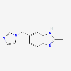 5-(1-(1H-Imidazol-1-yl)ethyl)-2-methyl-1H-benzo[d]imidazole