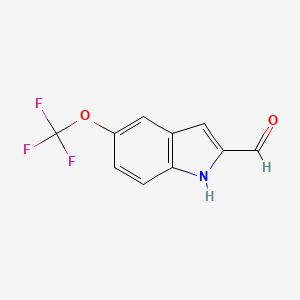 1H-Indole-2-carboxaldehyde, 5-(trifluoromethoxy)-