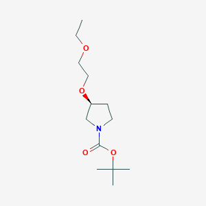 molecular formula C13H25NO4 B12826060 tert-Butyl (S)-3-(2-ethoxyethoxy)pyrrolidine-1-carboxylate 