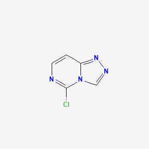 molecular formula C5H3ClN4 B12826072 5-Chloro-[1,2,4]triazolo[4,3-C]pyrimidine 