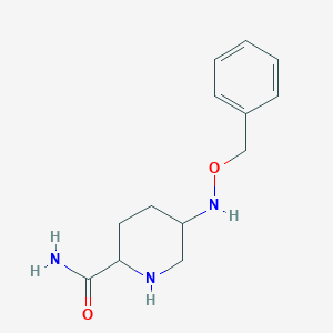 Benzyloxy)amino)piperidine-2-carboxamide