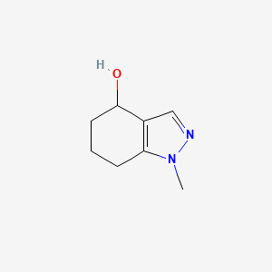 B1282618 1-methyl-4,5,6,7-tetrahydro-1H-indazol-4-ol CAS No. 109801-13-0