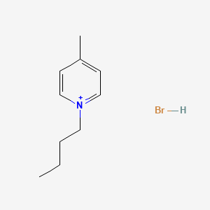 molecular formula C10H17BrN+ B12826208 1-Butyl-4-methylpyridin-1-ium;hydrobromide 