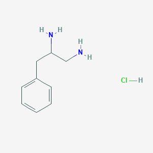 molecular formula C9H15ClN2 B12826226 3-Phenylpropane-1,2-diamine hydrochloride 