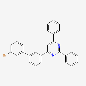 4-(3'-Bromo-[1,1'-biphenyl]-3-yl)-2,6-diphenylpyrimidine