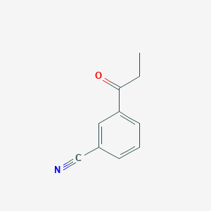 molecular formula C10H9NO B1282627 3-丙酰基苯甲腈 CAS No. 50916-34-2