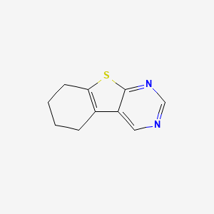 molecular formula C10H10N2S B12826294 5,6,7,8-Tetrahydrobenzo[4,5]thieno[2,3-d]pyrimidine 