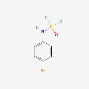 molecular formula C6H5BrCl2NOP B12826296 (4-Bromophenyl)phosphoramidic dichloride CAS No. 51250-38-5