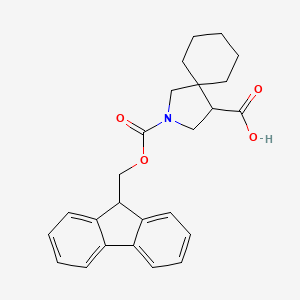 2-(((9H-Fluoren-9-yl)methoxy)carbonyl)-2-azaspiro[4.5]decane-4-carboxylic acid