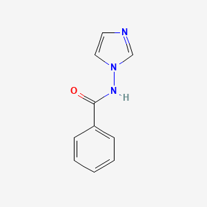 molecular formula C10H9N3O B12826348 N-(1H-Imidazol-1-yl)benzamide CAS No. 341035-89-0